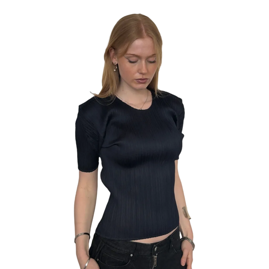 ISSEY MIYAKE PLEATS PLEASE TOP NAVY [S]