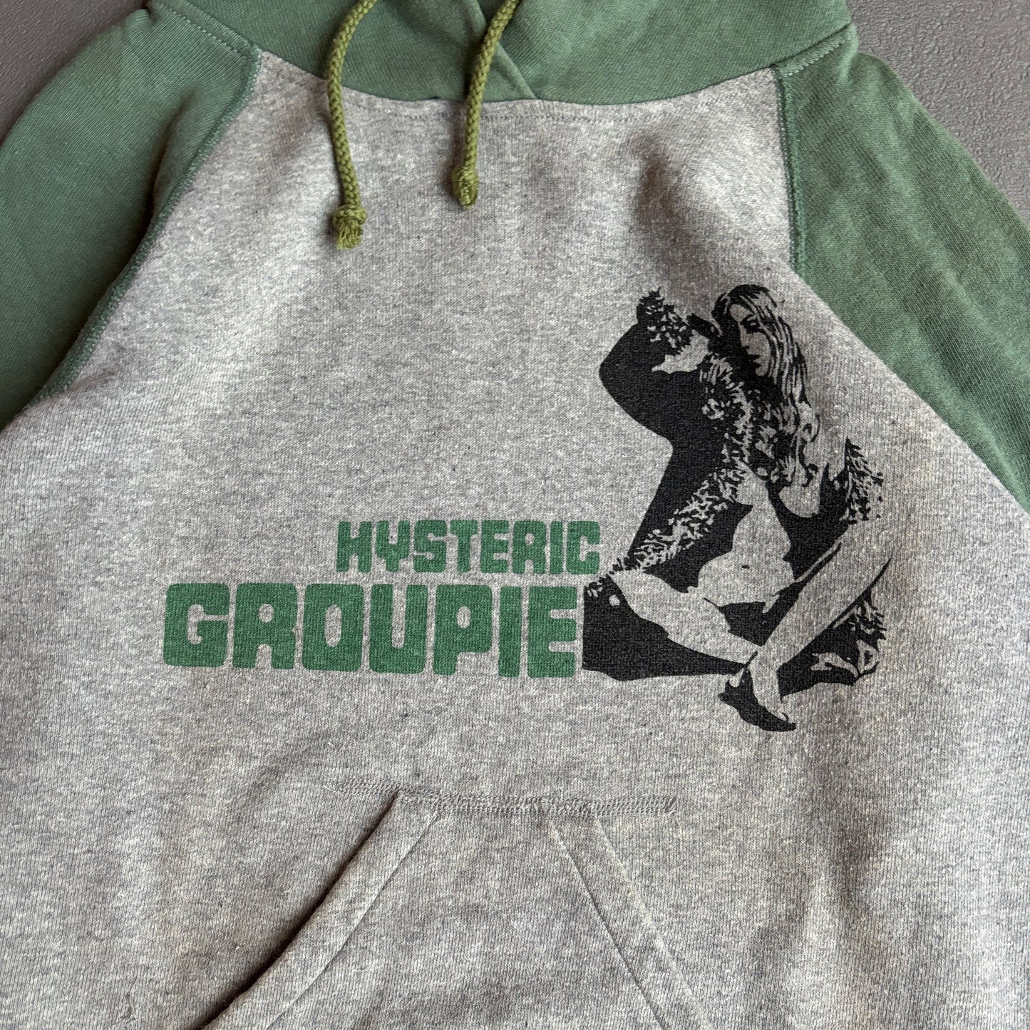HYSTERIC GLAMOUR HYSTERIC GROUPIE HOODIE GREEN [S]