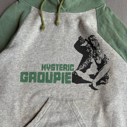 HYSTERIC GLAMOUR HYSTERIC GROUPIE HOODIE GREEN [S]