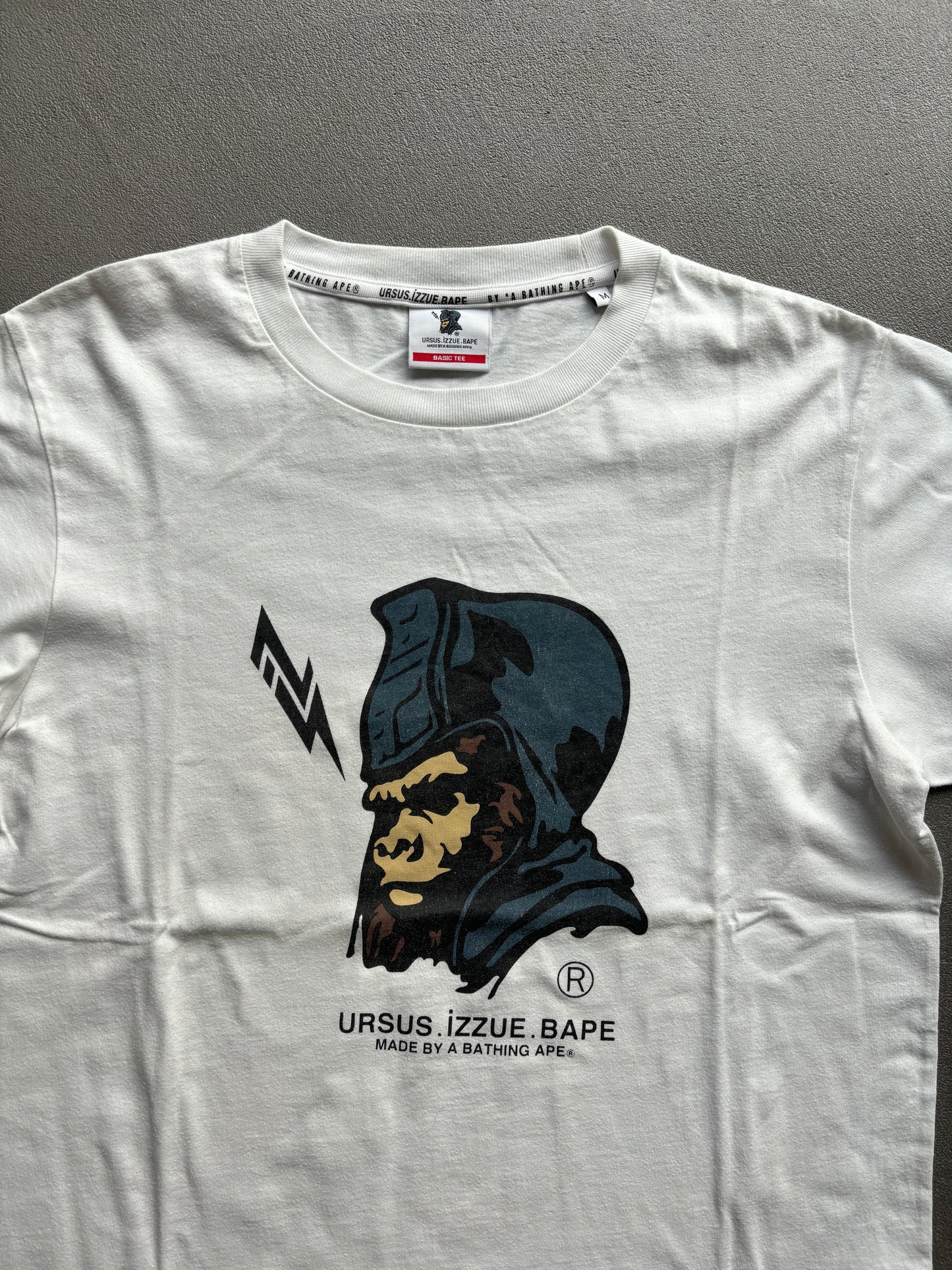 BAPE URSUS HEAD TEE WHITE [M]