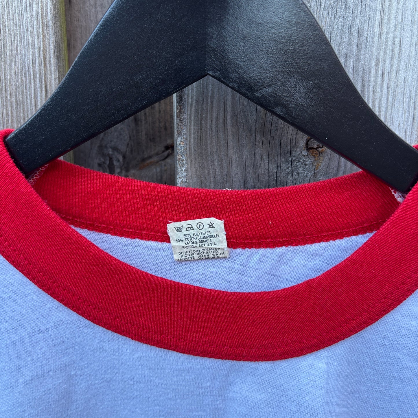 1985 LAWMAN HOLIDAY RINGER TEE | SCREEN STARS [S]