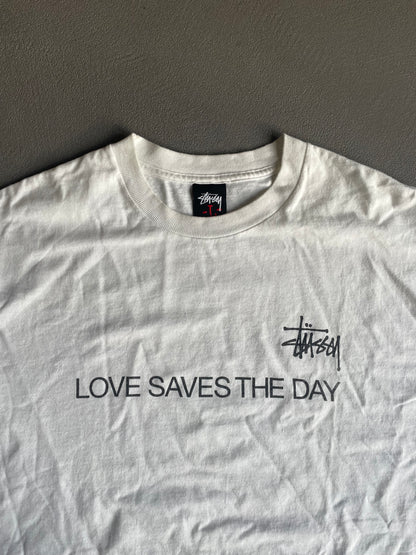 STUSSY 90S LOVE TEE BLANC [L]