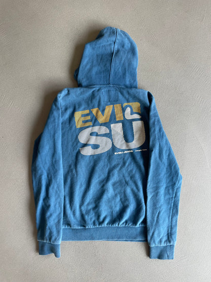 EVISU HOODIE BLUE [XS]