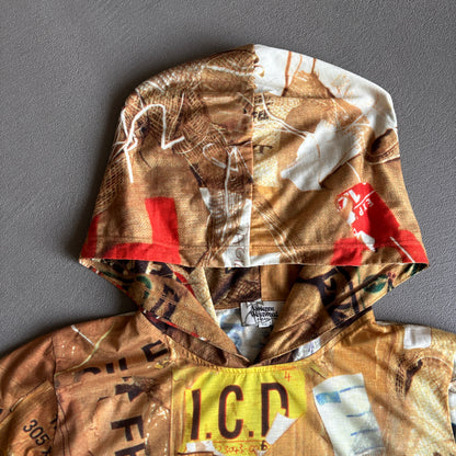 VIVIENNE WESTWOOD ALL OVER PRINT HOODIE [M]