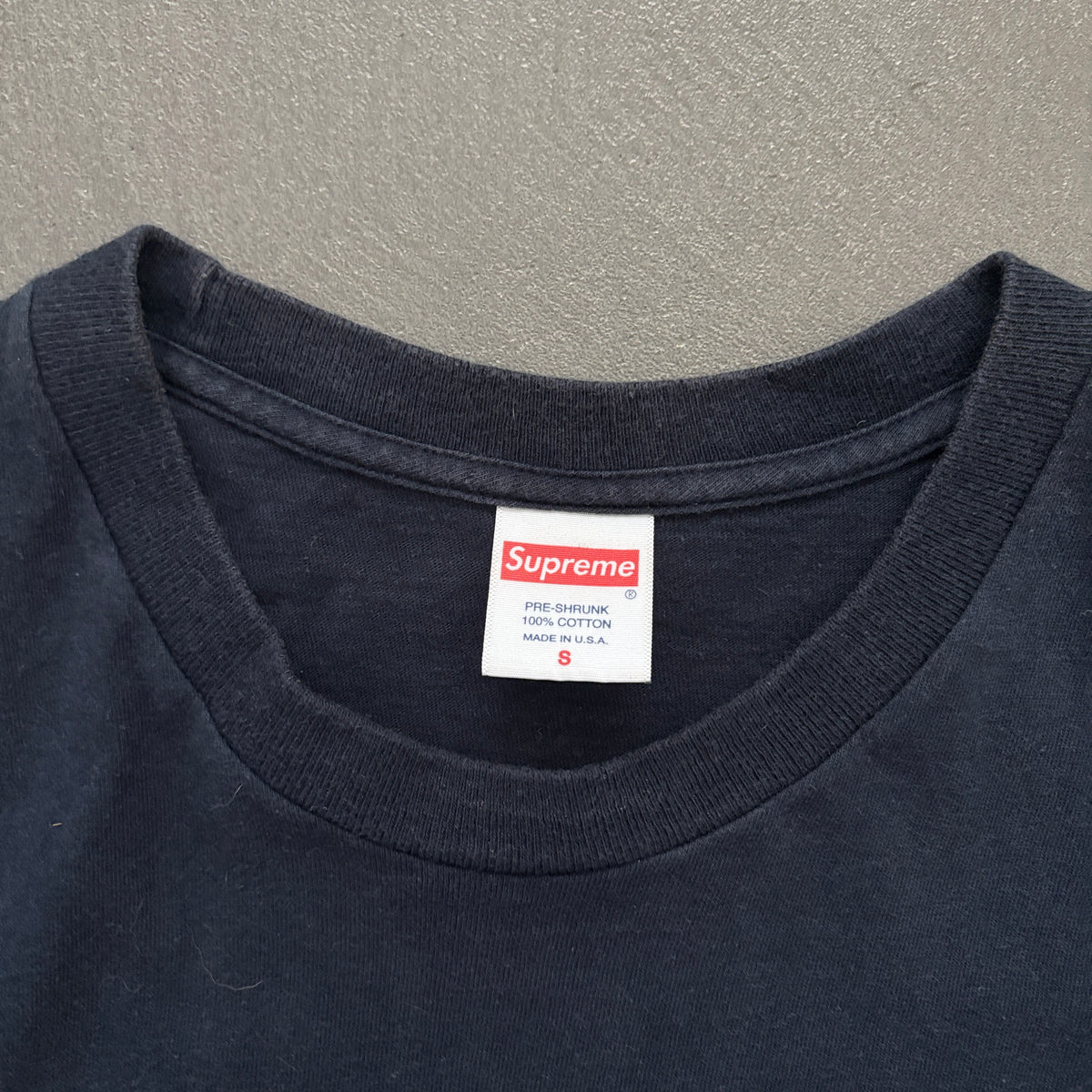 SS17 SUPREME MARVELOUS CLOTHES TEE NAVY [S]