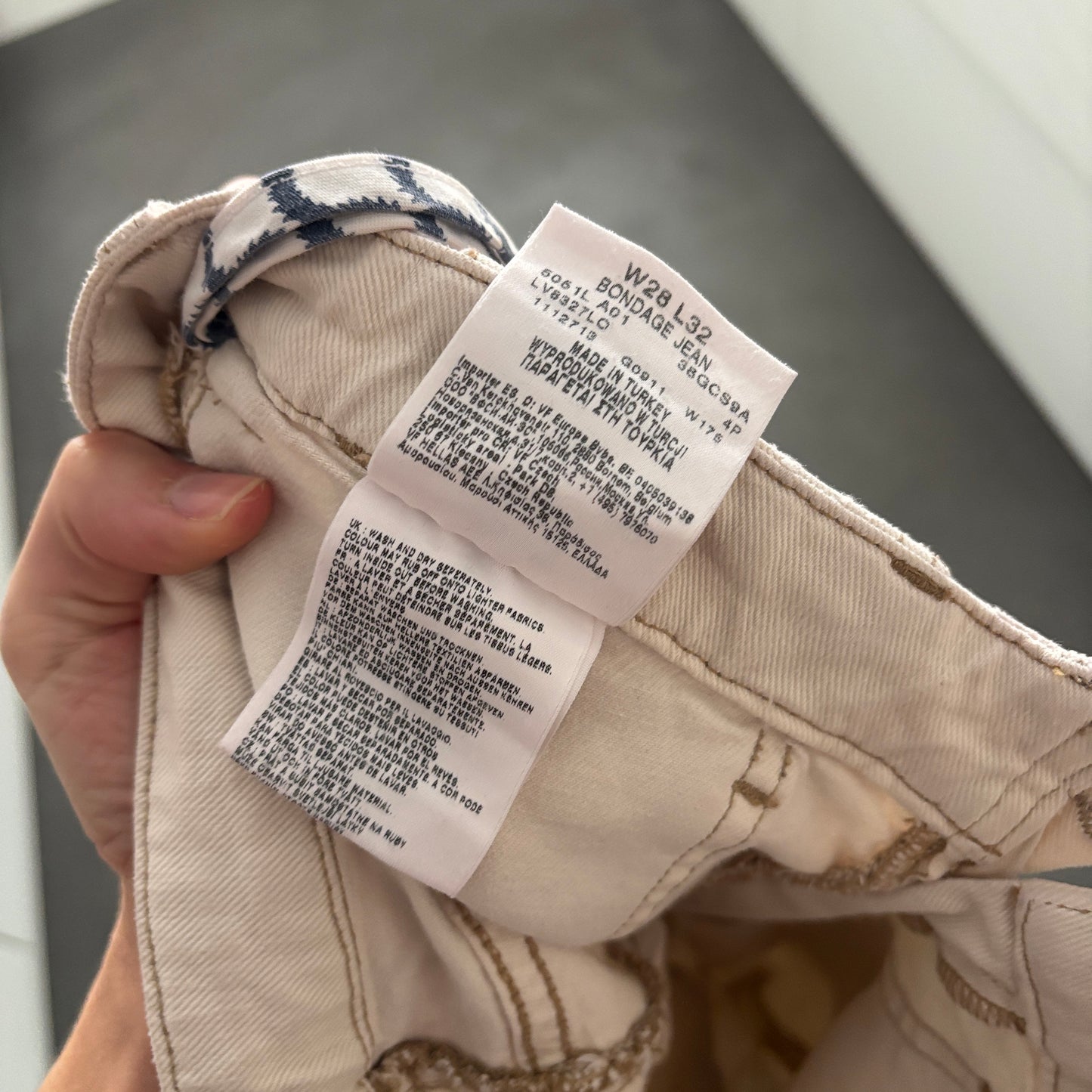 VIVIENNE WESTWOOD X LEE BONDAGE PANTS [W28]