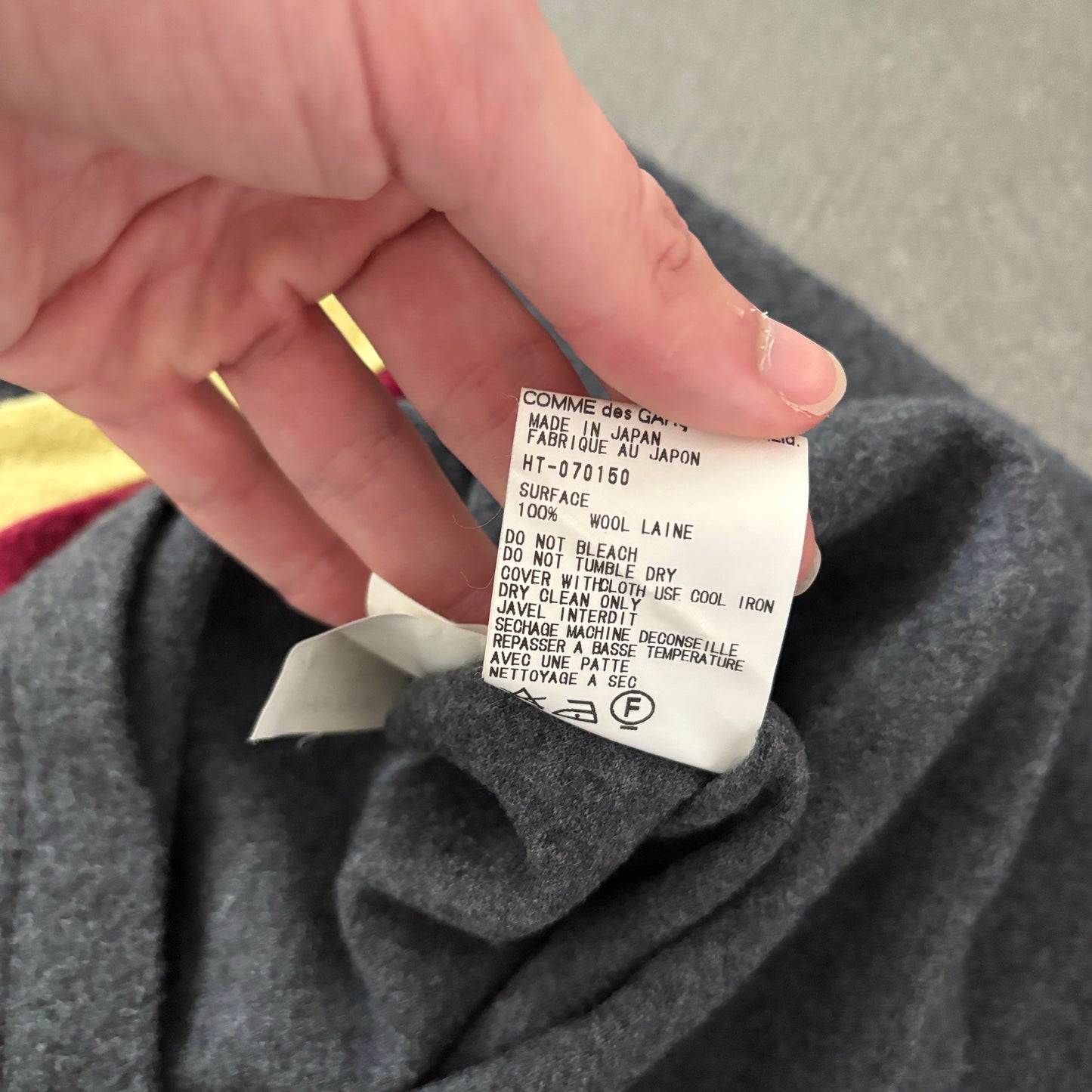 AD2000S COMME DES GARCONS HOMME ZIP SWEATER [L]