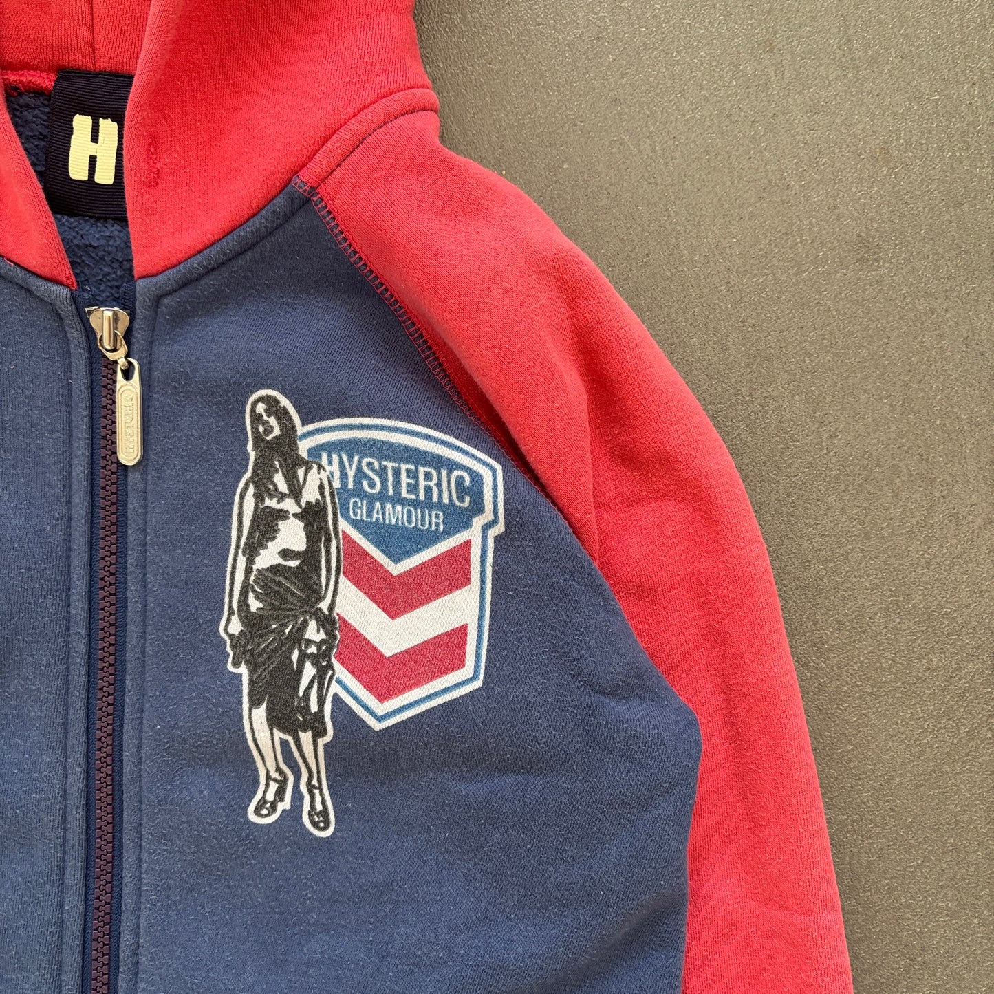 90S HYSTERIC GLAMOUR USA ZIP HOODIE [S]
