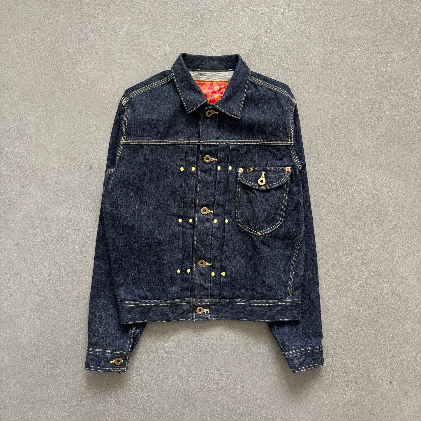 KAPITAL NR.2 BUCKLEBACK SELVEDGE DENIM JACKET [S]