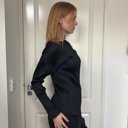ISSEY MIYAKE PLEATS PLEASE LONGSLEEVE BLACK [M]