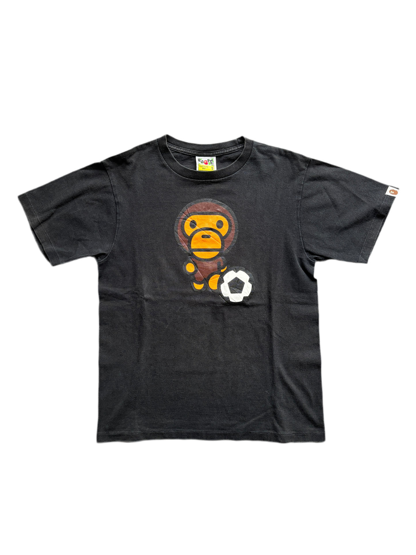 BAPE FOOTBALL TEE BLACK [S]