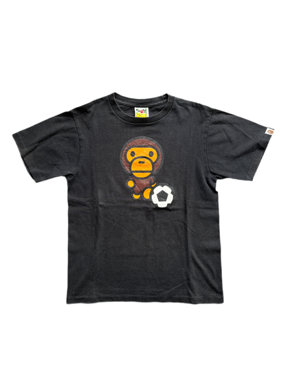 BAPE FOOTBALL TEE BLACK [S]