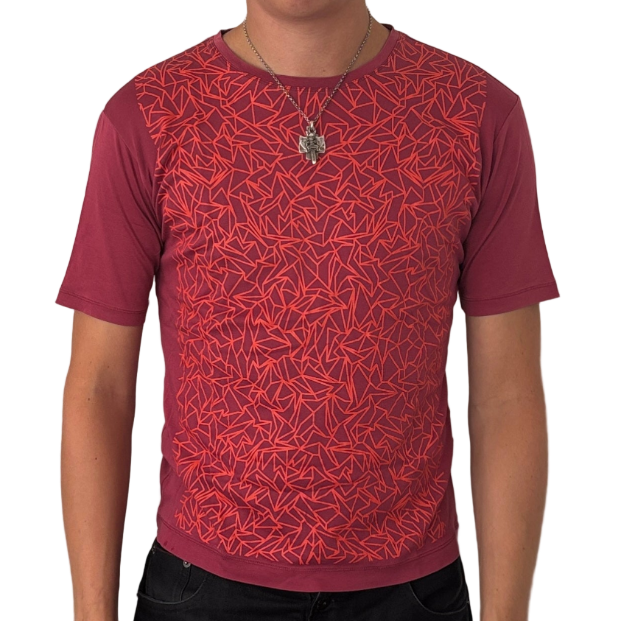 ISSEY MIYAKE PRINT TEE PINK [S]