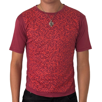 ISSEY MIYAKE PRINT TEE PINK [S]