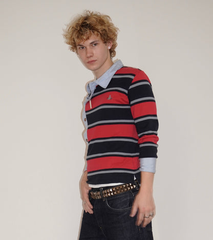 VIVIENNE WESTWOOD ASSYMETRICAL POLO [S]