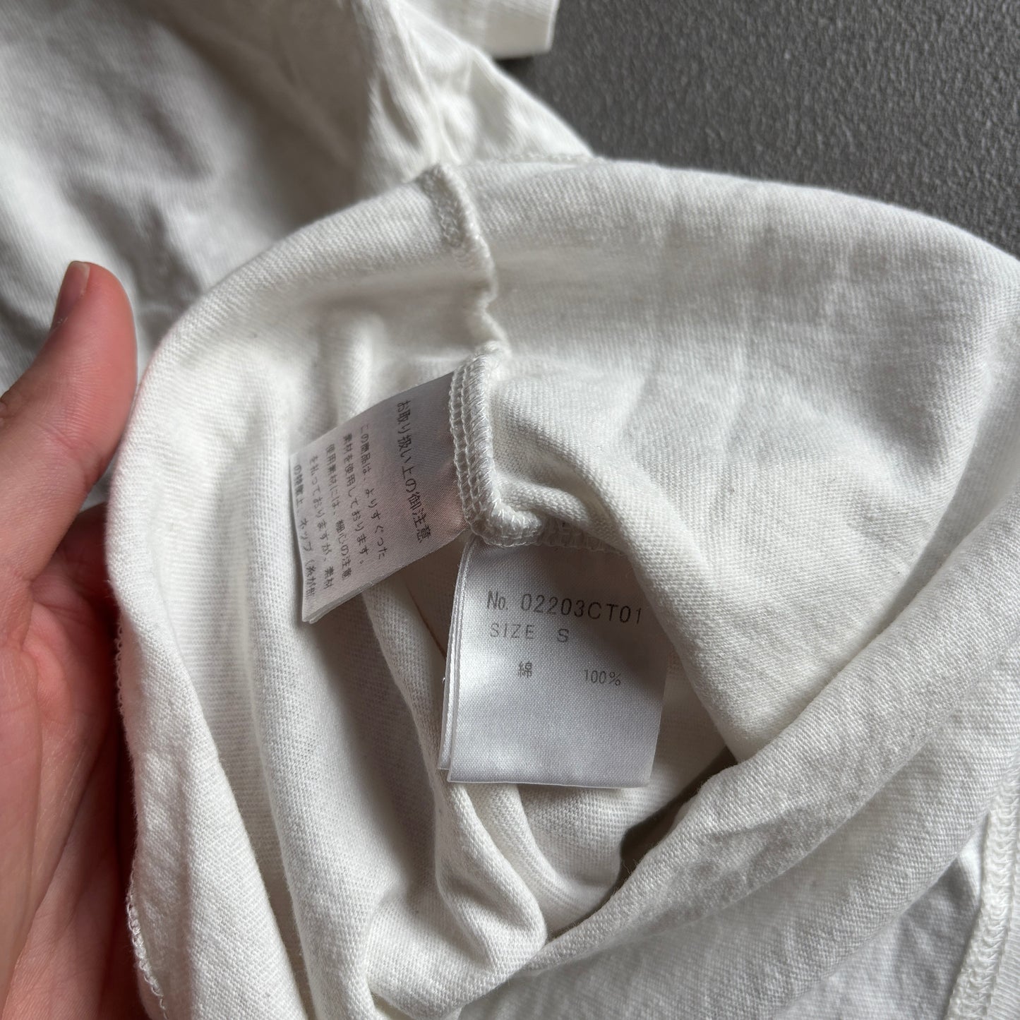 HYSTERIC GLAMOUR LOGO TEE WHITE [M]