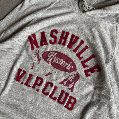 HYSTERIC GLAMOUR NASHVILLE VIP HOODIE GREY [L]