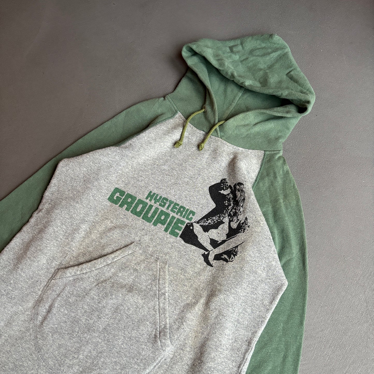 HYSTERIC GLAMOUR HYSTERIC GROUPIE HOODIE GREEN [S]