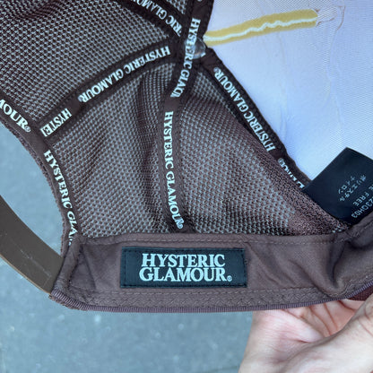 HYSTERIC GLAMOUR FIRE SPELLOUT CAP