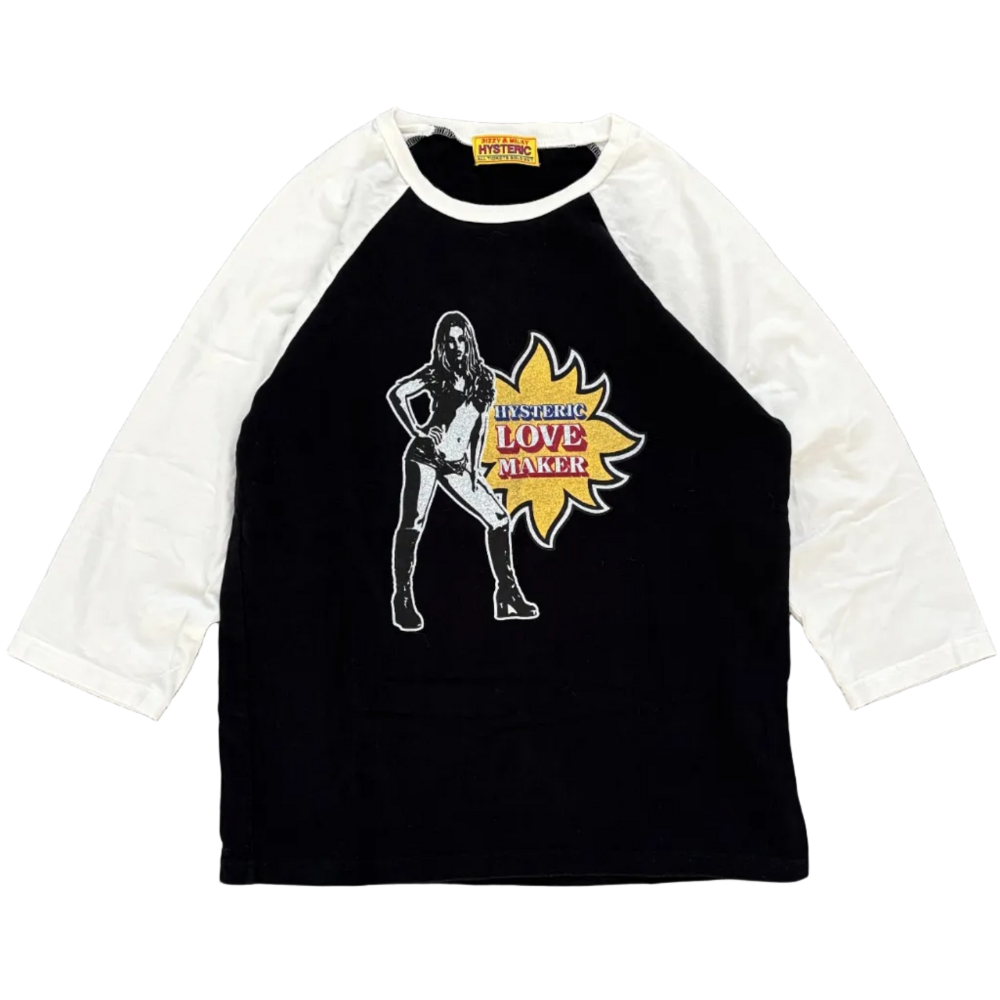 HYSTERIC GLAMOUR LOVE MAKER 3/4TH SLEEVE TOP [M]