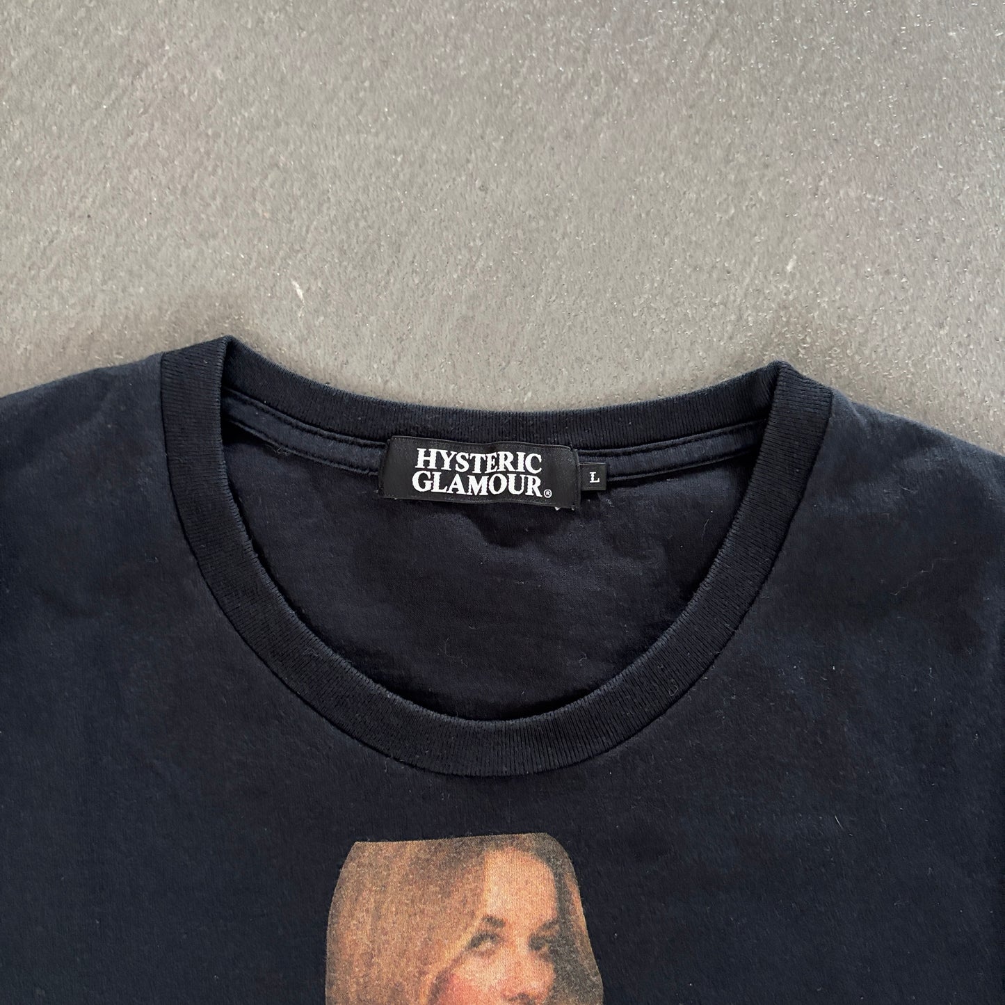 HYSTERIC GLAMOUR BANANA TEE BLACK [L]