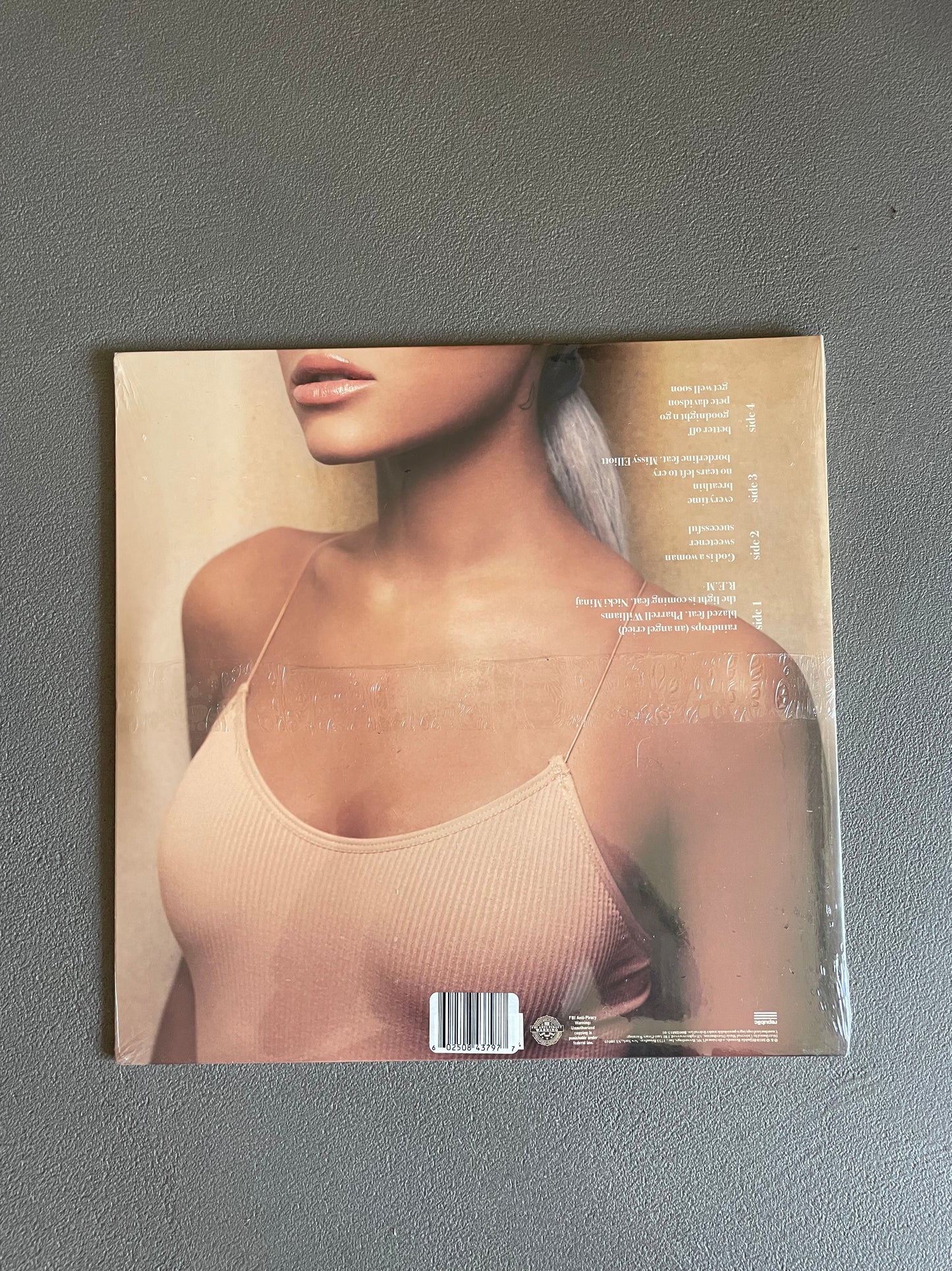 ARIANA GRANDE SWEETENER 2LP PEACH COLOURED OPAQUE [NEW]