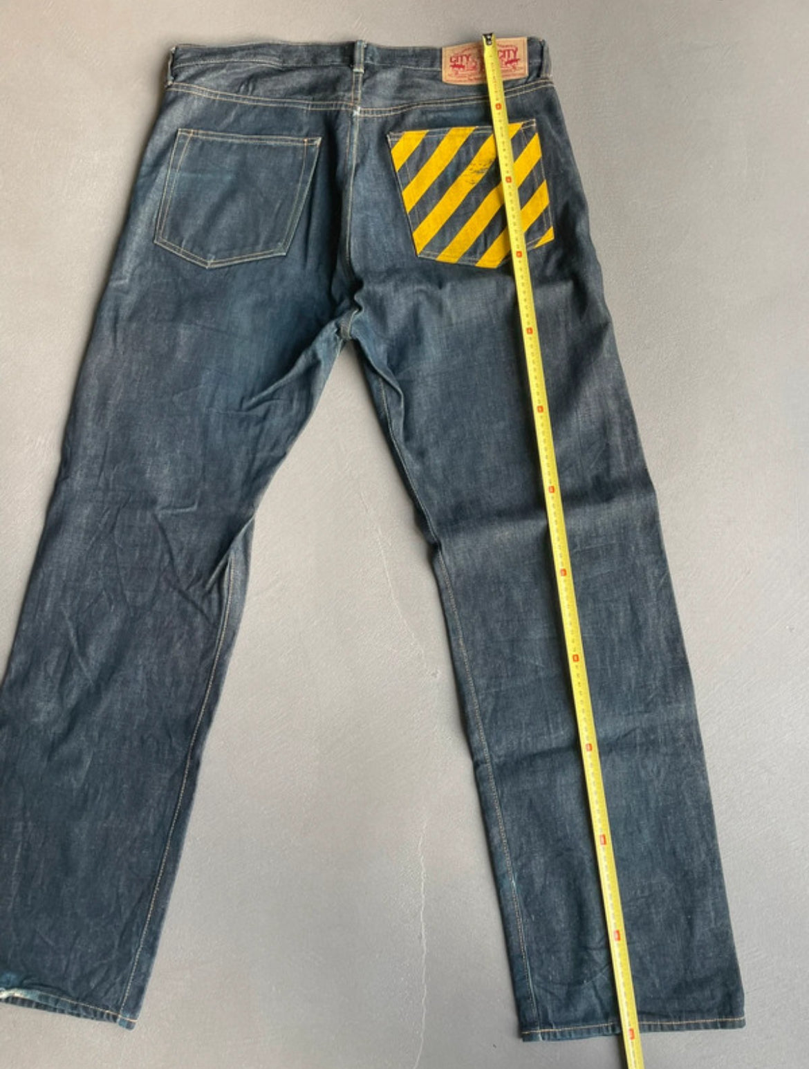 BAPE BABY MILO YELLOW JEANS [W36]