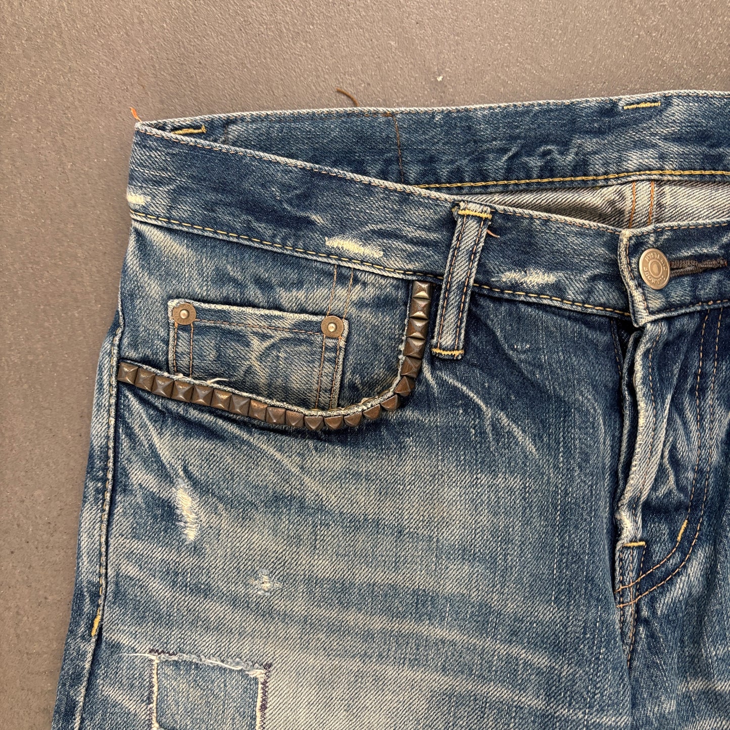 HYSTERIC GLAMOUR STUDDED SELVEDGE DENIM #6 [W30]