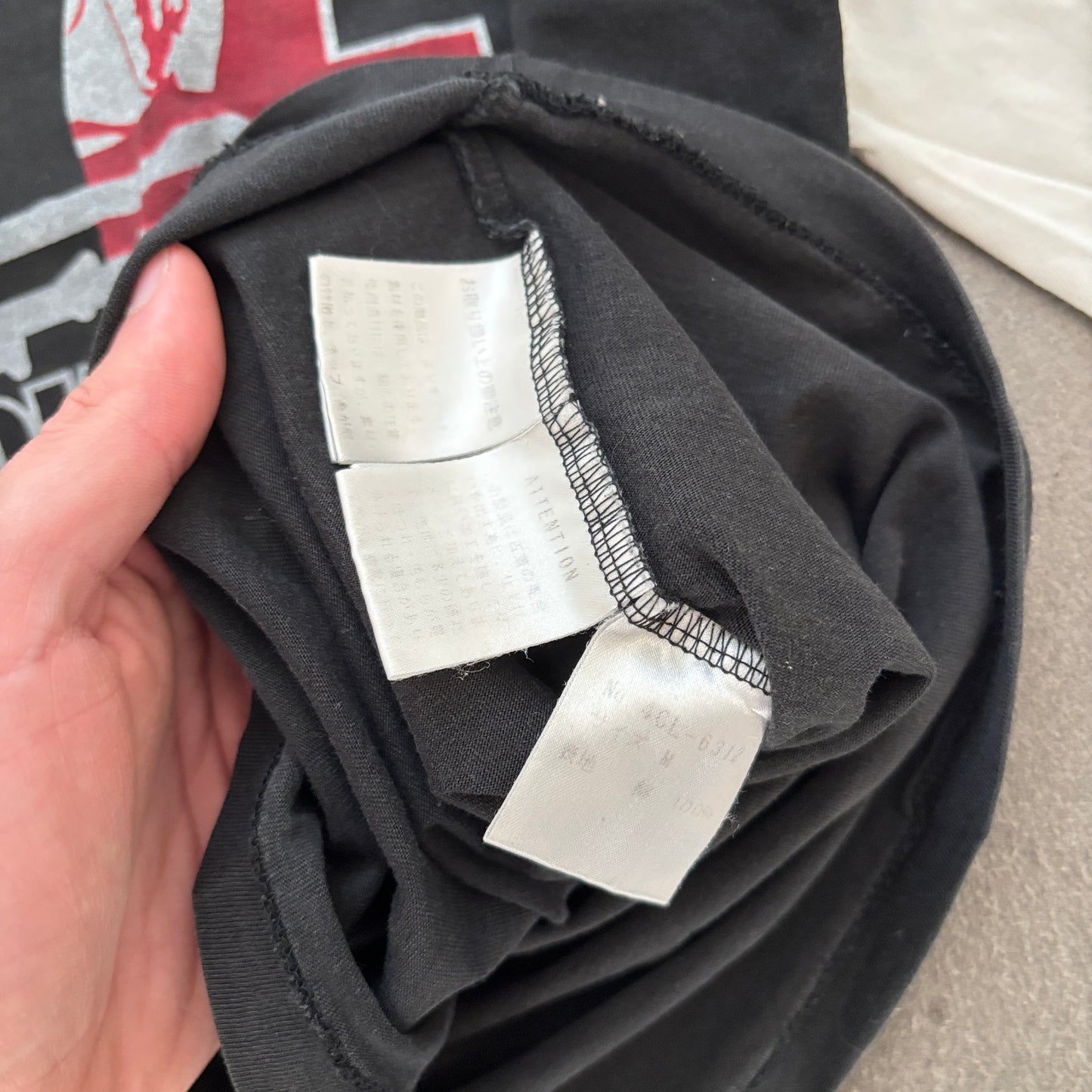 HYSTERIC GLAMOUR DONT LOOK BACK RAGLAN 3/4TH SLEEVE [M]