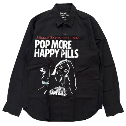 HYSTERIC GLAMOUR POP MORE HAPPY PILLS SHIRT [M]