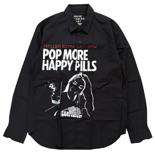 HYSTERIC GLAMOUR POP MORE HAPPY PILLS SHIRT [M]