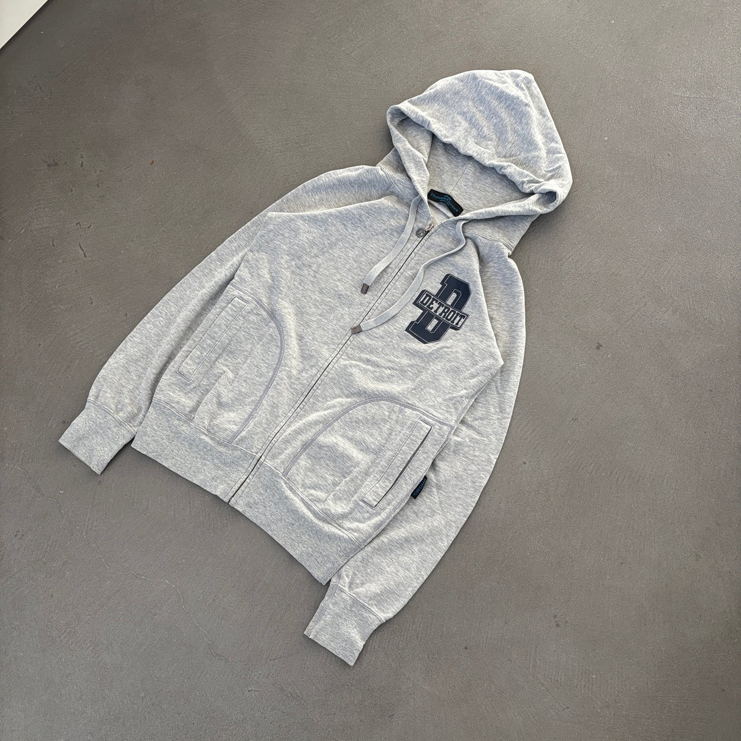 HYSTERIC GLAMOUR DETROIT ZIP-UP HOODIE GREY [S]