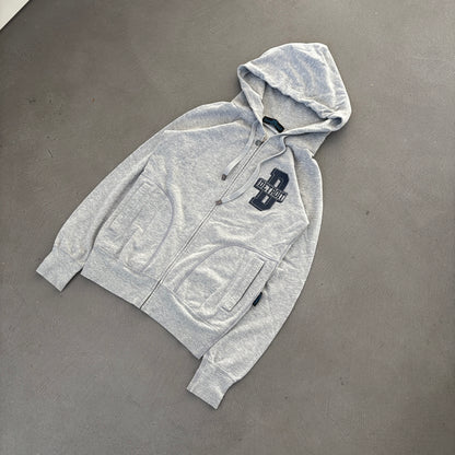 HYSTERIC GLAMOUR DETROIT ZIP-UP HOODIE GREY [S]