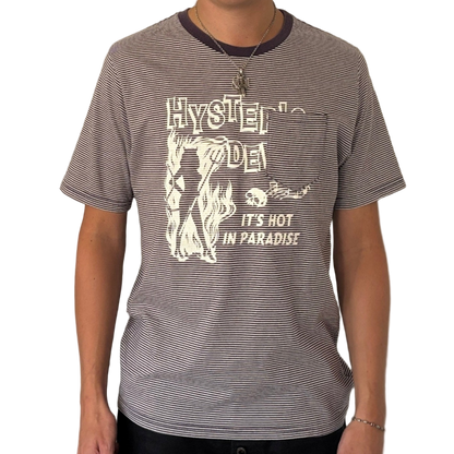HYSTERIC GLAMOUR STRIPED POCKET TEE [L]