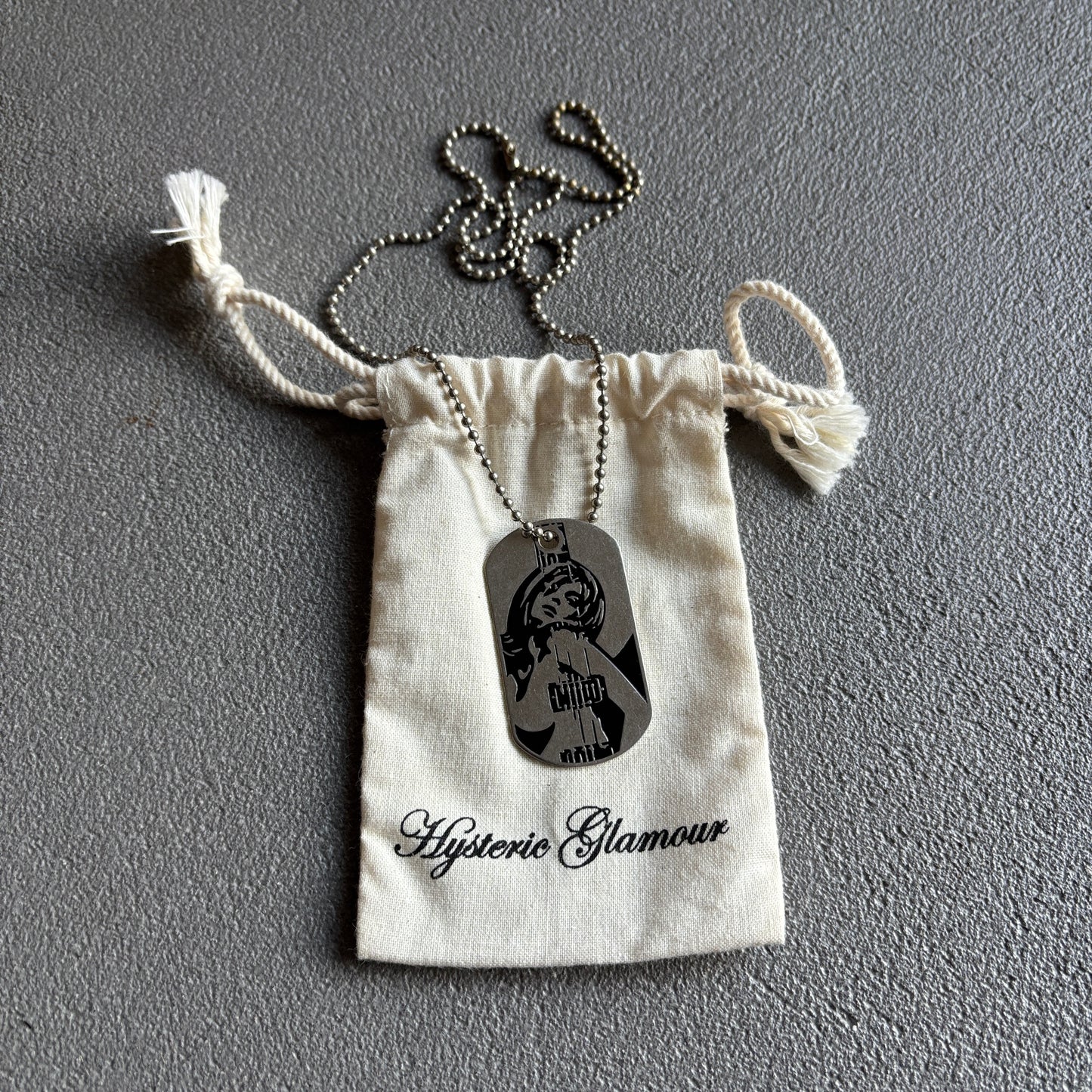 HYSTERIC GLAMOUR GUITAR GIRL NECKLACE