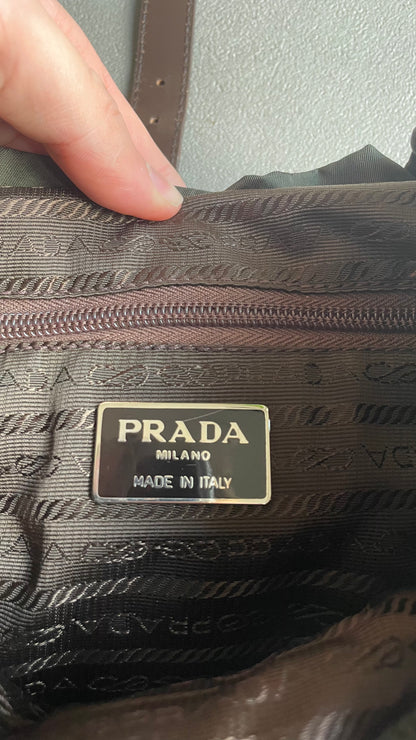 SAC À DOS PRADA VERT PETIT