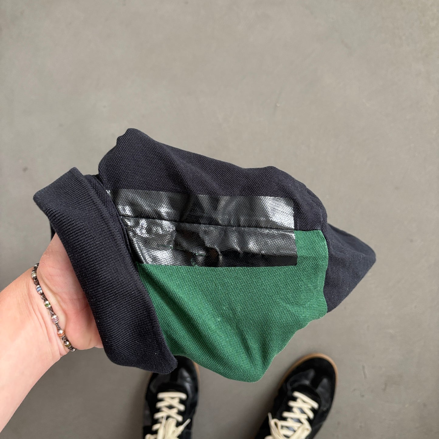 RAF SIMONS X FRED PERRY GREEN POLO [S]