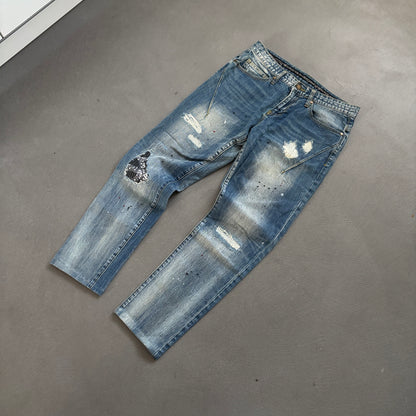 NUMBER (N)INE MUSICAL NOTES DENIM [W30]