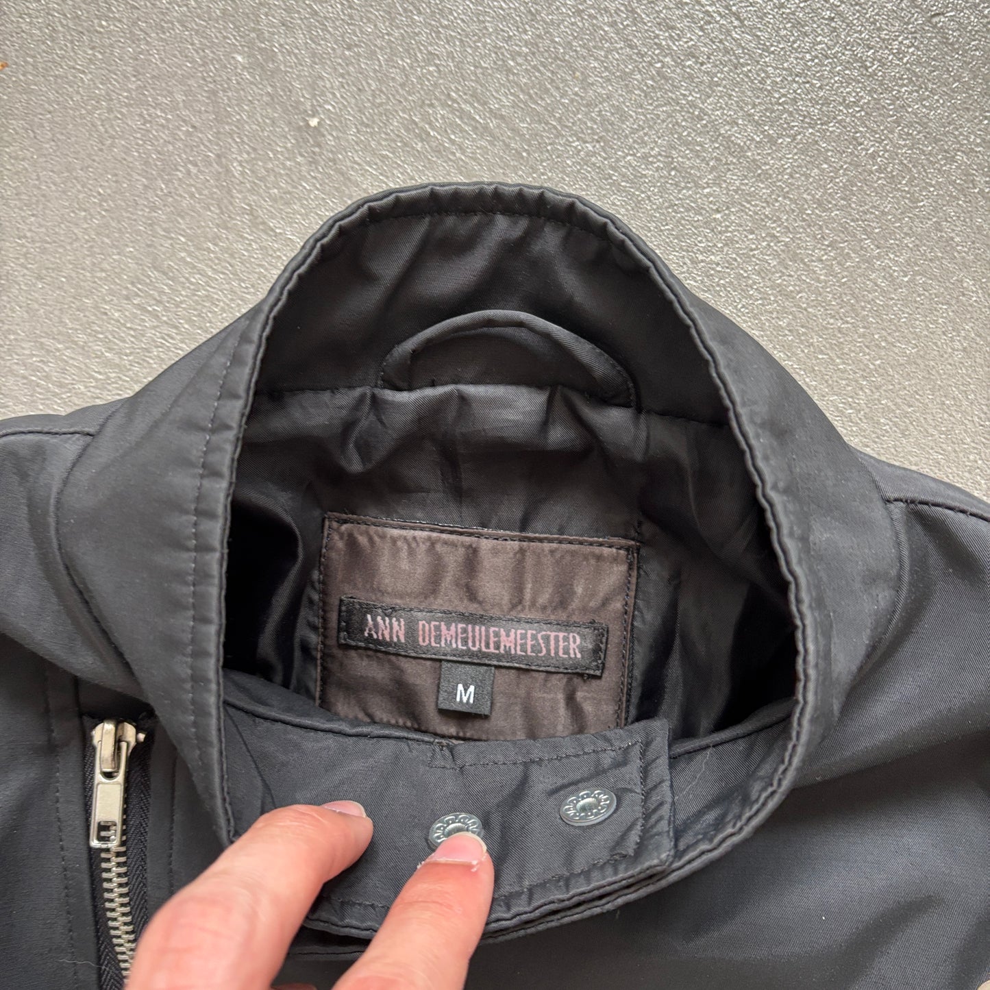 ANN DEMEULEMEESTER BONDAGE JACKET BLACK [M]