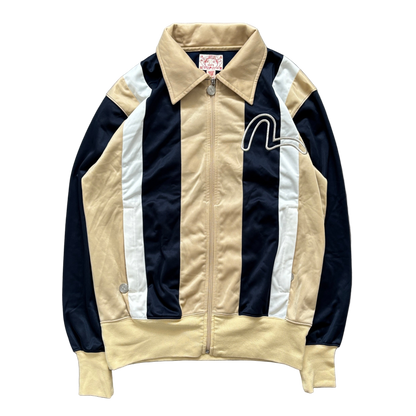 EVISU ATHLETIC TRACK JACKET NAVY CREME [L]
