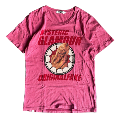HYSTERIC GLAMOUR ORIGINAL FAKE TEE PINK [M]