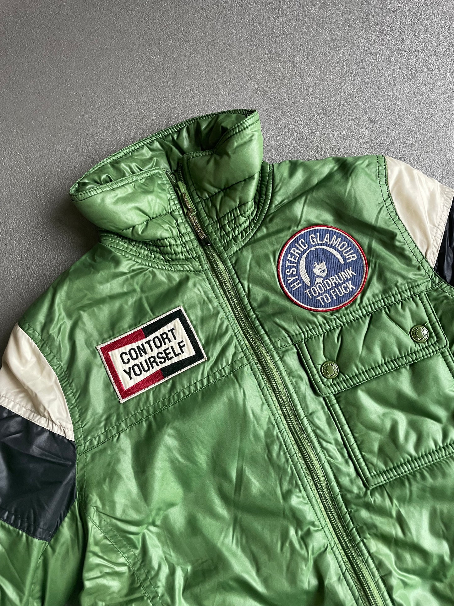 HYSTERIC GLAMOUR PUFFER GREEN [S]