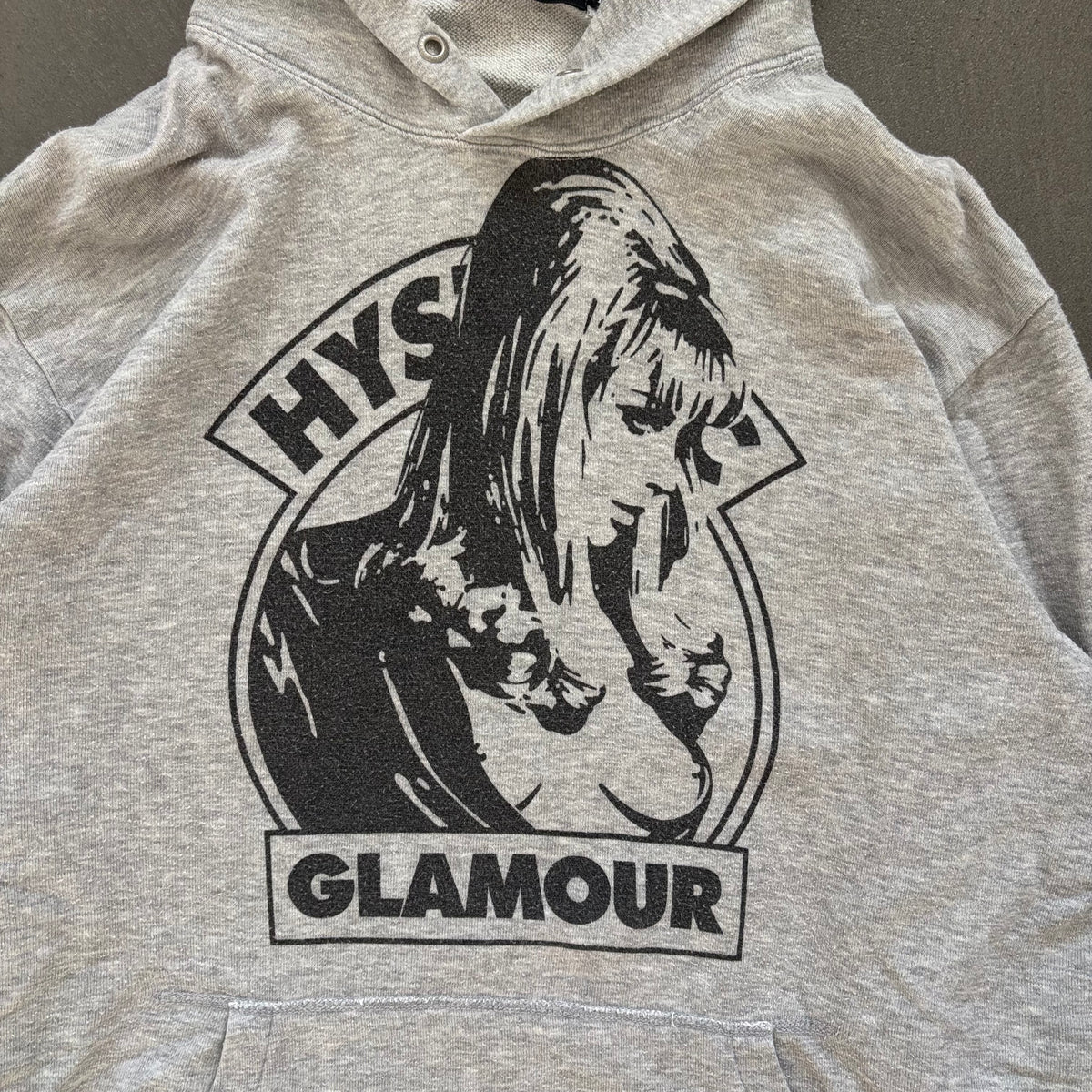 HYSTERIC GLAMOUR BODY LOGO HOODIE [L]
