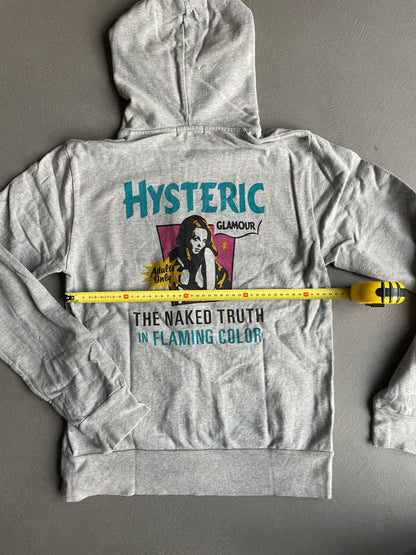 HYSTERIC GLAMOUR ZIP-UP GREY [S]