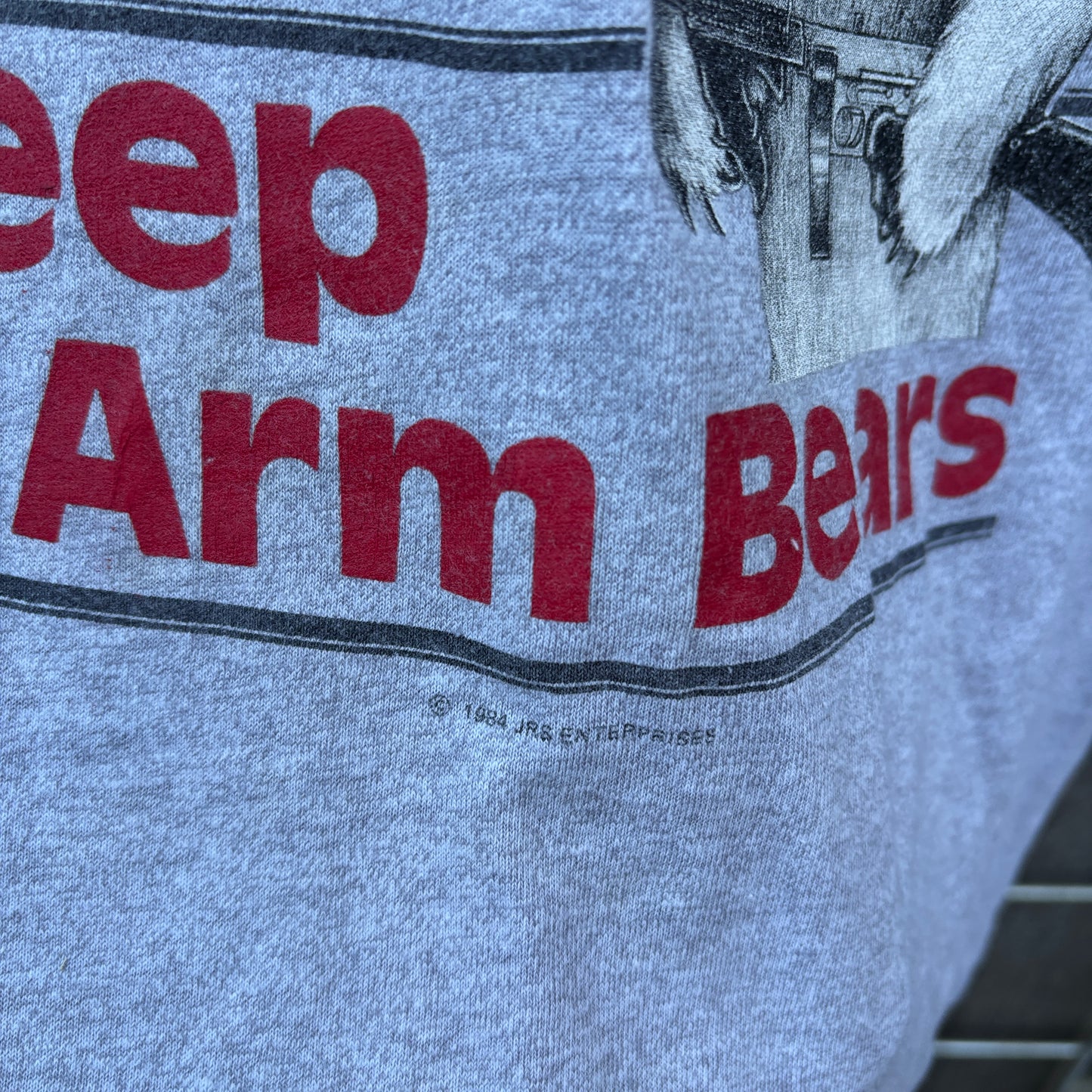 1984 KEEP & ARM BEARS RINGER TEE | SCREEN STARS [M]