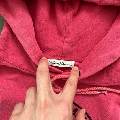 HYSTERIC GLAMOUR MAKES ME SMILE HOODIE PINK [S]