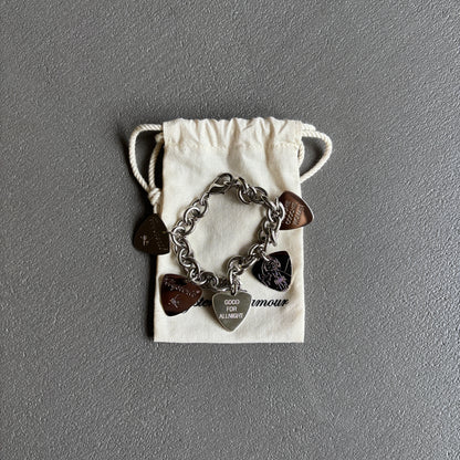 HYSTERIC GLAMOUR GUITAR PICK BRACELET [ONE SIZE]