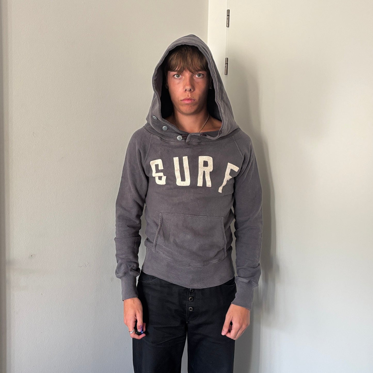 KAPITAL SURF HOODIE GREY [M]