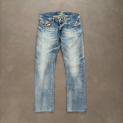 HYSTERIC GLAMOUR STUDDED SELVEDGE DENIM #8 [W30]