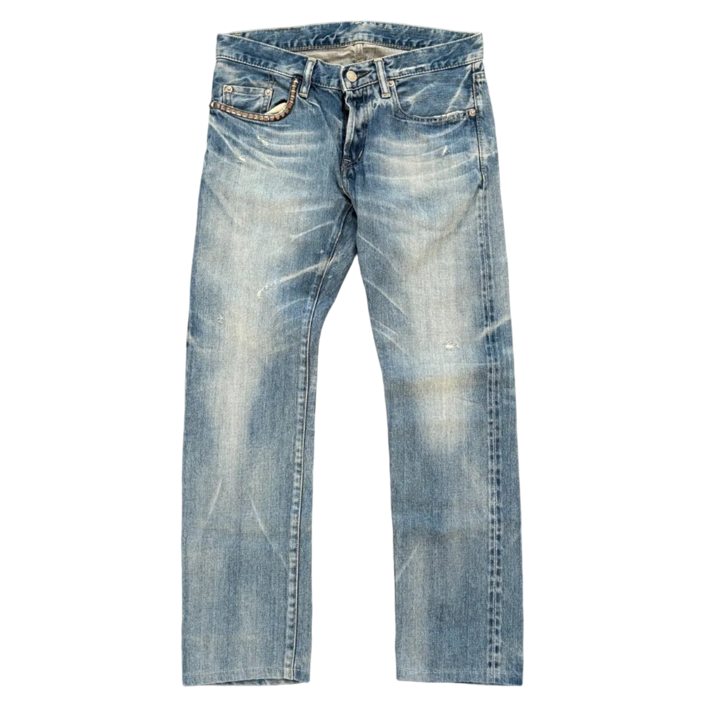 HYSTERIC GLAMOUR STUDDED SELVEDGE DENIM #8 [W30]